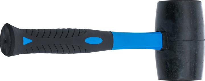 Immagine prodotto BGS Mazzuola in gomma Manico in fibra di vetro Testa nera Ø 70 mm 900 g (900 g)