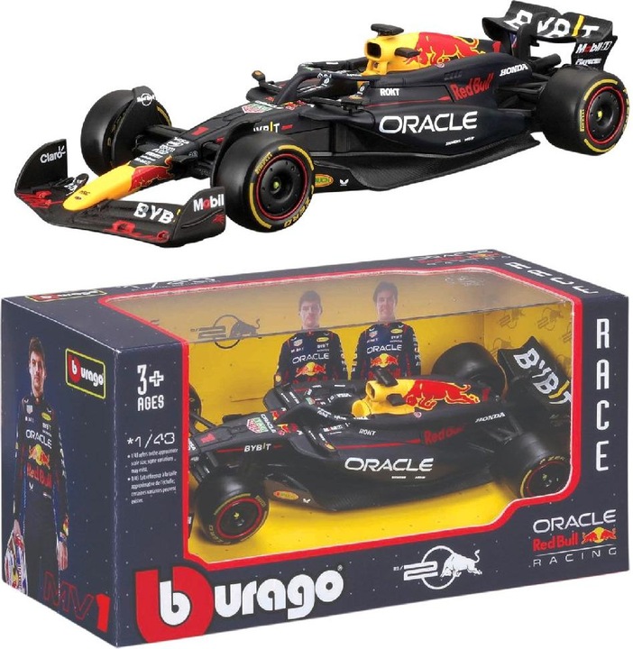 Productafbeelding Bburago Red Bull Max Verstappen 1:43 2024