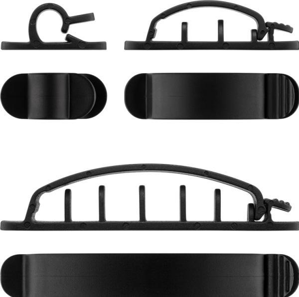 Actual product image Goobay Set of 6 Cable Management 2-Slots