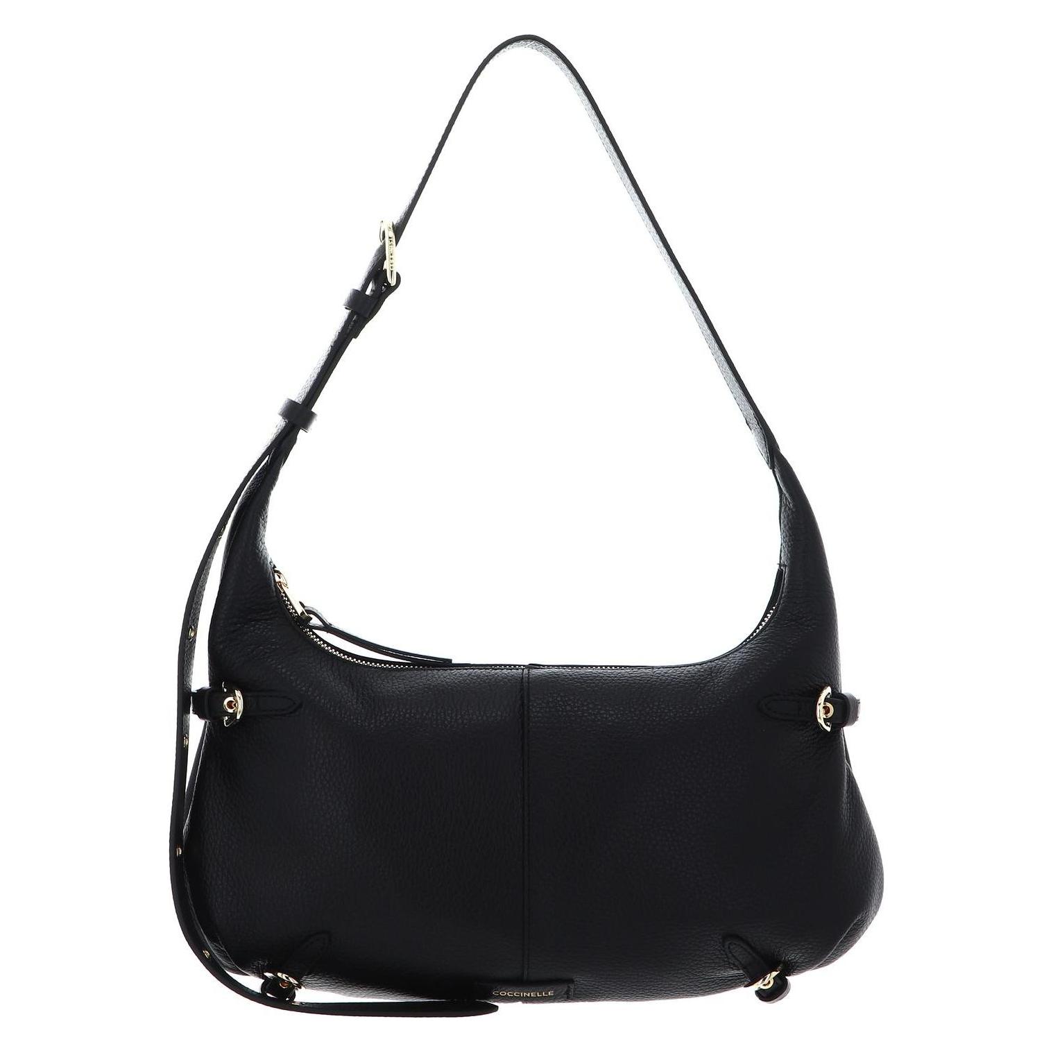 Coccinelle, Damen, Handtasche, Abigail Shoulder Bag, Schwarz