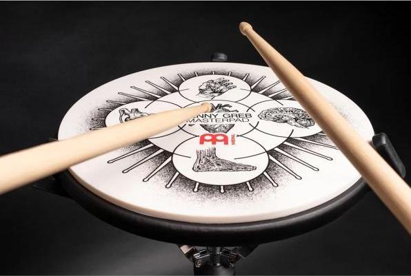 Übungspad: Meinl Practice Pad 6 Stick & Brush