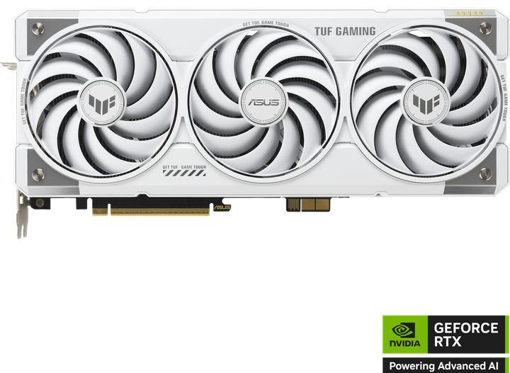 Actual product image ASUS TUF Gaming GeForce RTX 5070 Ti BTF White OC Edition (16 GB, GDDR7)