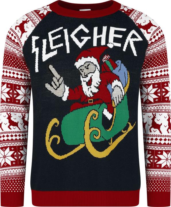 Produktbild Ugly Christmas Sweater Sleigher Santa (4XL)