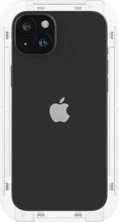 Actual product image Spigen TEMPERED GLASS GLAS.TR "EZ FIT" FC 2-PACK IPHONE 15 BLACK (2 pcs., Apple iPhone 15)