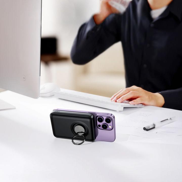 Immagine prodotto Joyroom Caherger MagSafe con anello (10000 mAh, 20 W, 38.50 Wh)