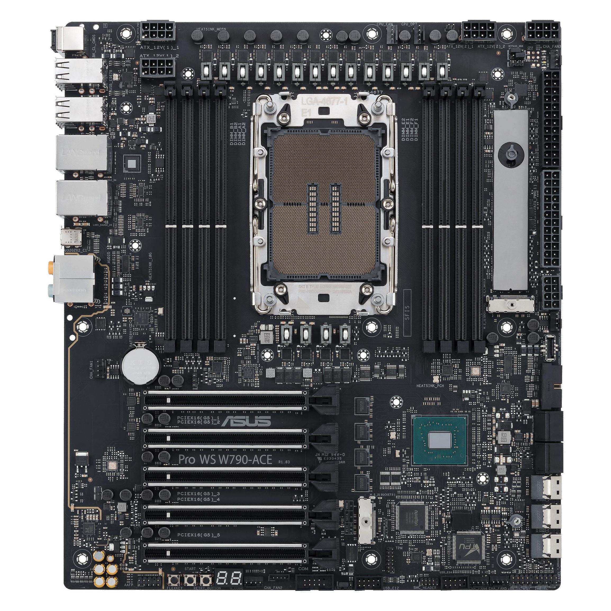 ASUS PRO WS W790-ACE (LGA 4677, Intel W790, ATX, SSI CEB), Mainboard