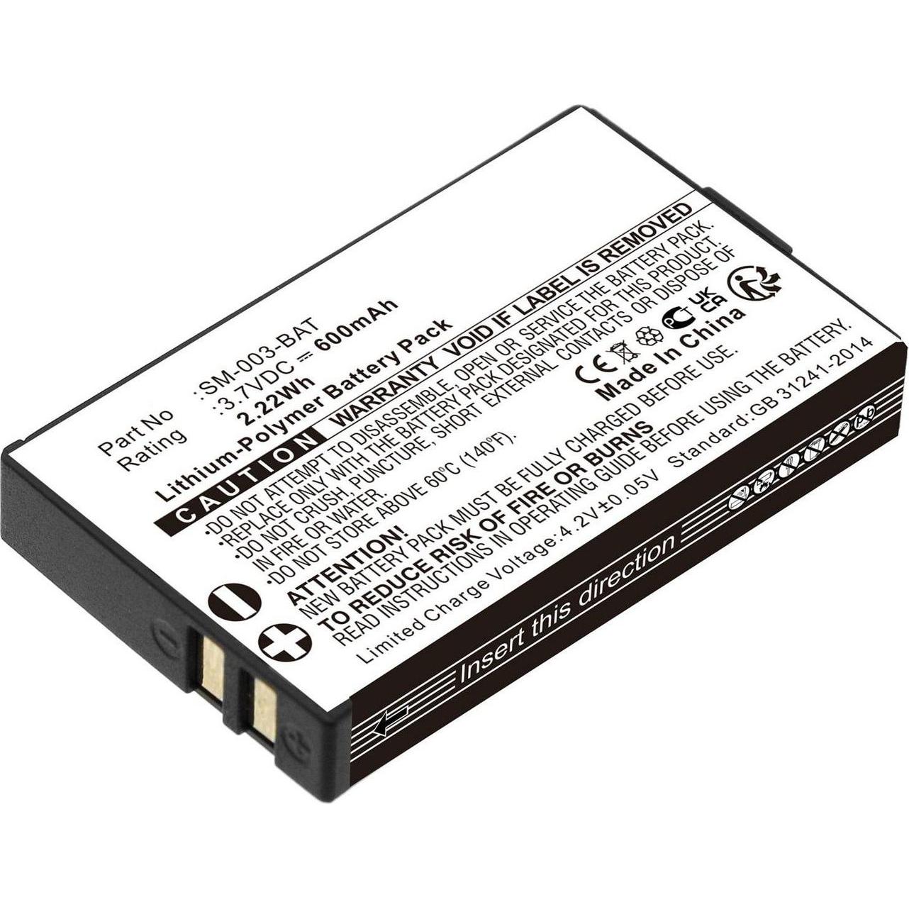 CoreParts Battery for SIMOLIO Wireless, Kopfhörer Ersatzteile