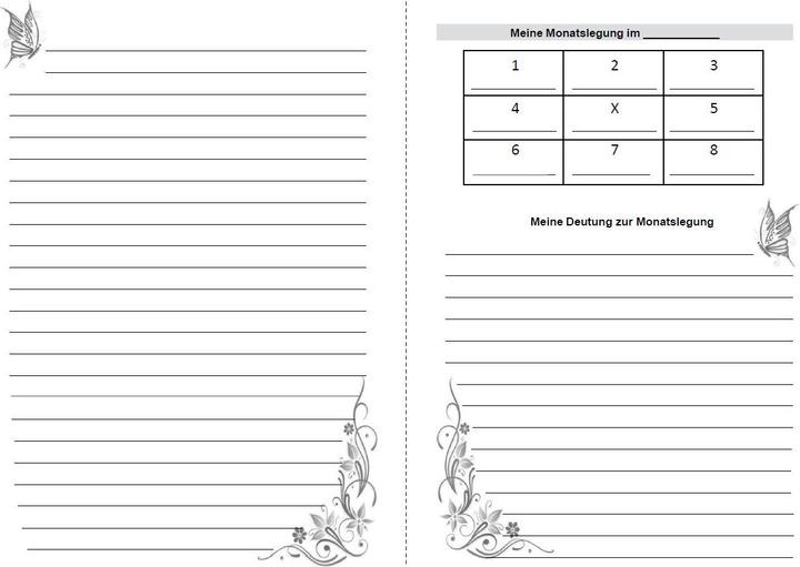 Image du produit Tagesplaner undatiert A5 für Tageskarten ziehen und Termine (A5, 1 jour / 1 page)