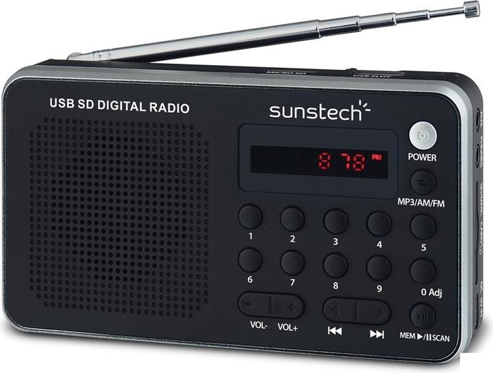 Produktbild Sunstech Portable digital AM/FM radio silver (AM, FM, PLL)