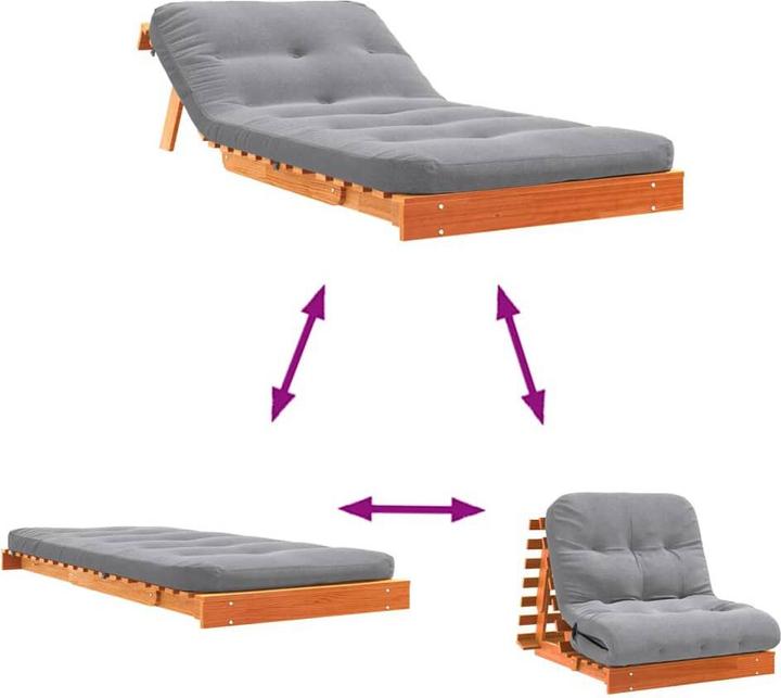 Actual product image vidaXL Futon-Schlafsofa