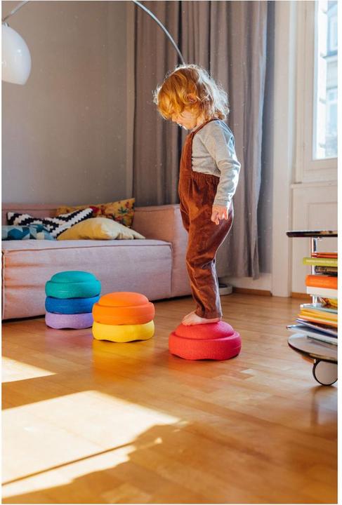 Actual product image Stapelstein Rainbow set of 6
