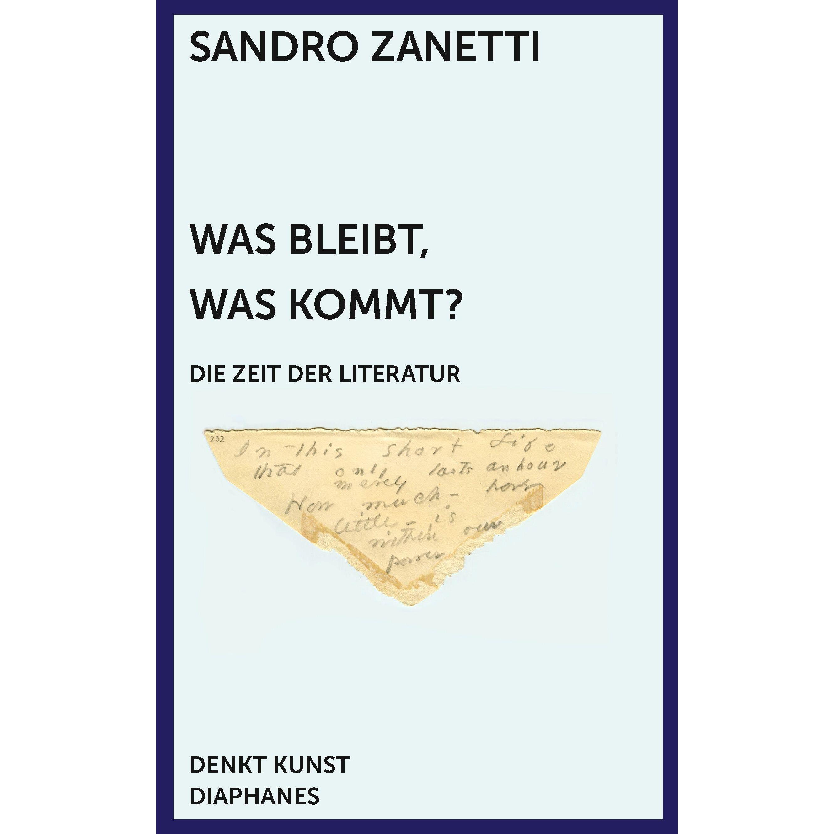 Was bleibt, was kommt?, Fachbücher von Sandro Zanetti