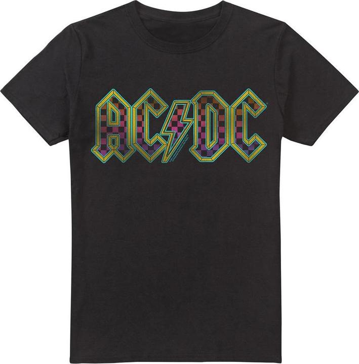 Immagine prodotto AC/DC Maglietta Logo a Scacchiera Gradiente Uomo (XXL)