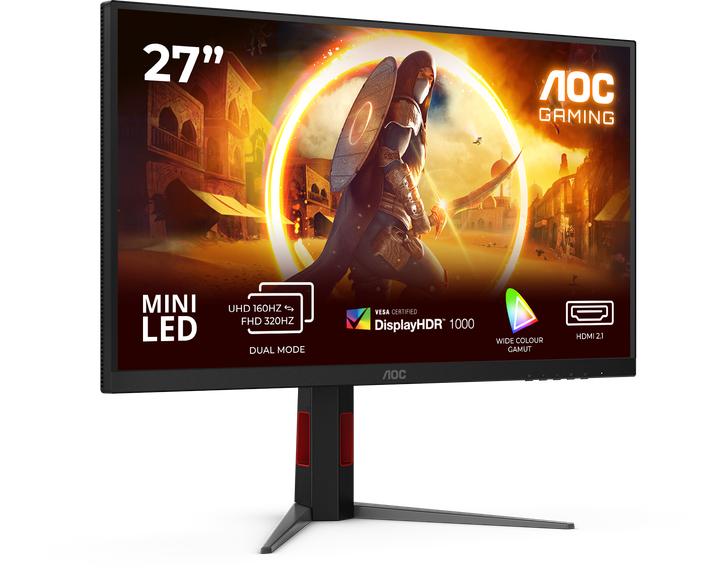 Produktbild AOC Monitor U27G4XM IPS, 4K, 1ms, 160Hz (3840 x 2160 Pixel, 27")