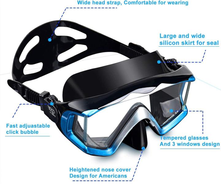 Produktbild EXP Vision HD Pano 3 Taucherbrille