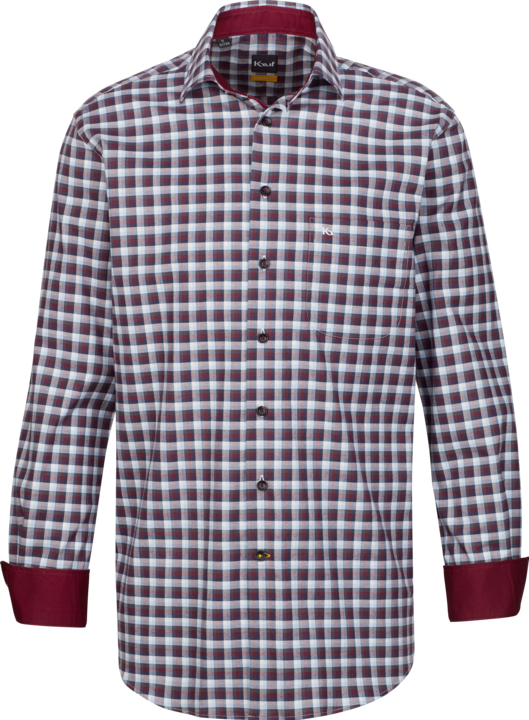 Actual product image Kauf Bari Kent long sleeve regular fit with contrast in fine flannel quality (XL)