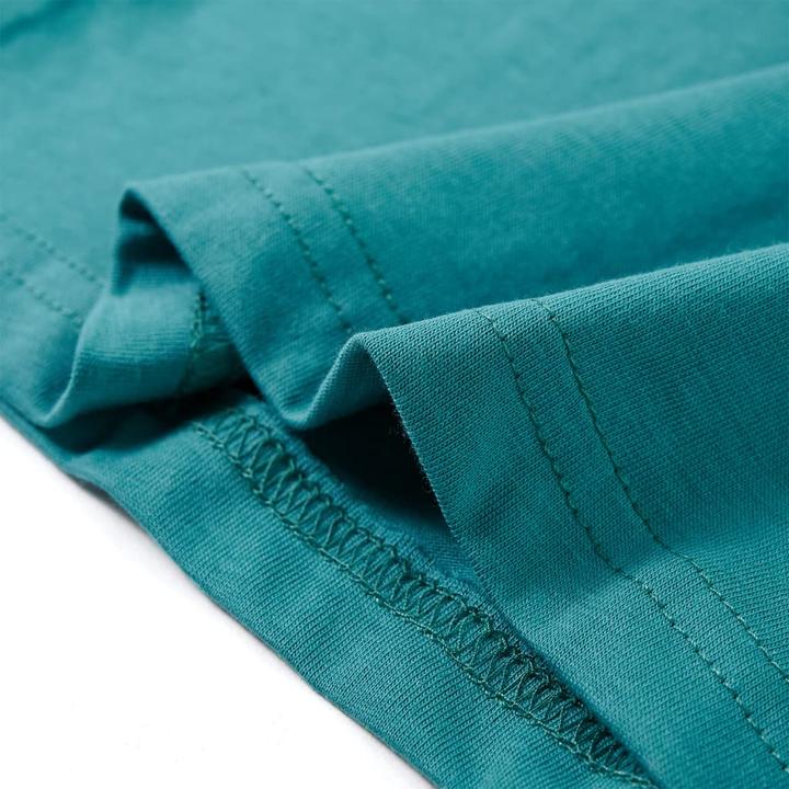 Immagine prodotto vidaXL Camicia a maniche lunghe per bambini blu scuro 116,Materiale: 100 (116)