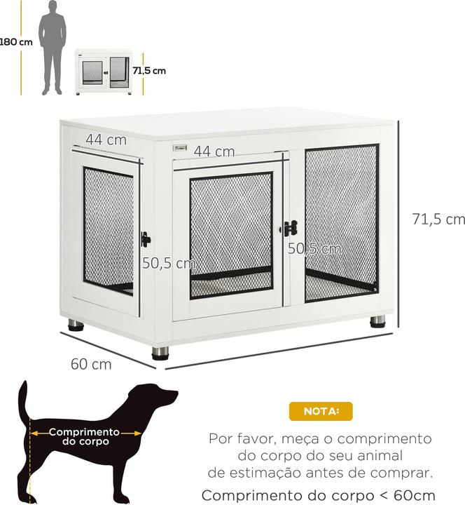 Actual product image PawHut Dog cage with table top (Dog house)
