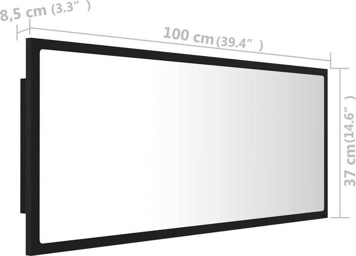 Produktbild vidaXL Spiegel (100 x 37 cm)