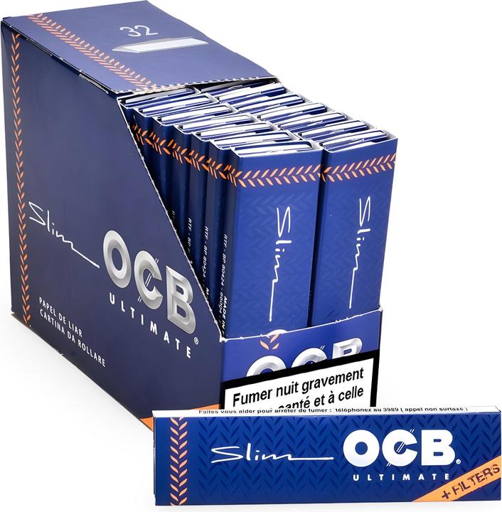 OCB Karton mit Rolling Papers Slim Ultimate + Filter