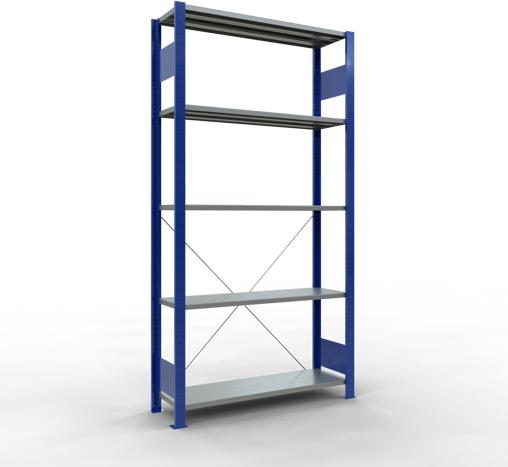 Actual product image Schulte Lagertechnik MULTIplus85 basic racking system with cross braces