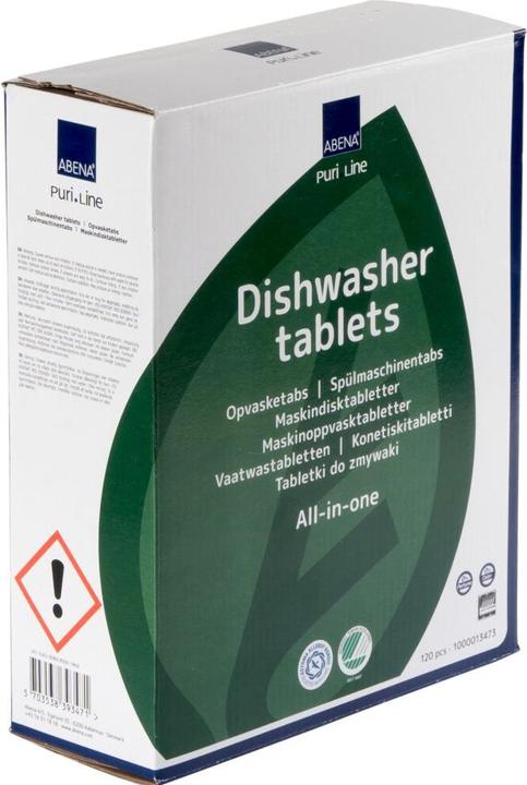 Produktbild Abena Puri-Line,Tabs for dishwashers, all-in-one, water soluble foil, 120 pcs.