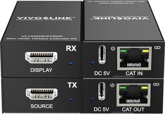 Actual product image Vivolink HDMI 18Gbps Extender kit (60m) (Extender)