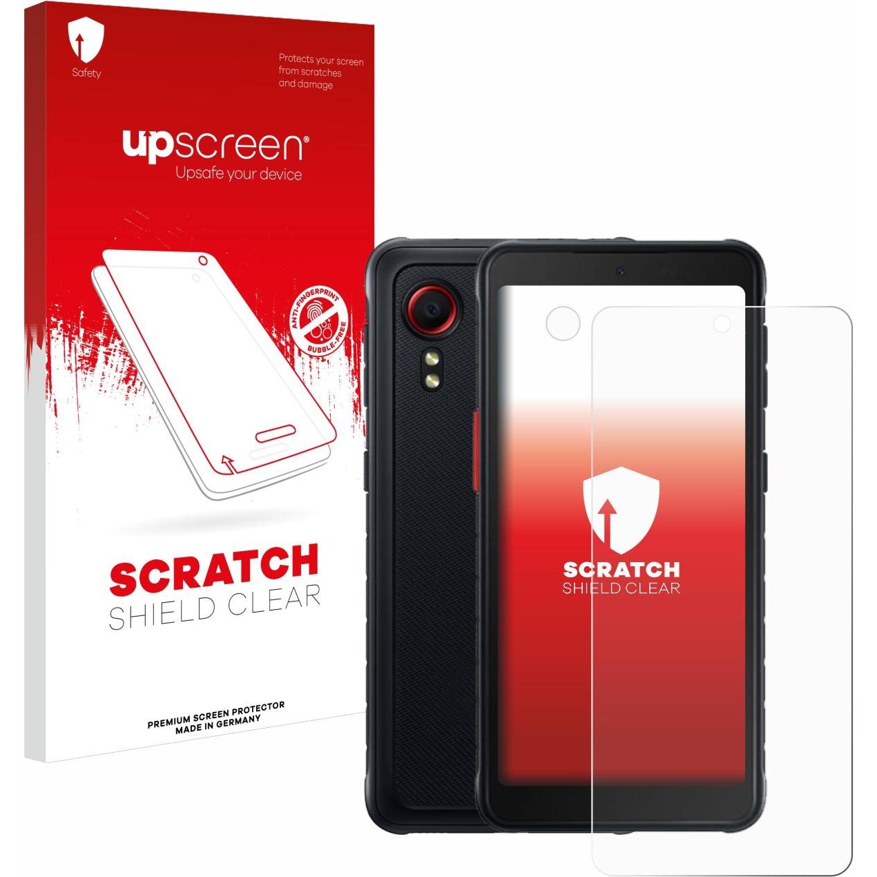 upscreen Scratch Shield Displayschutz (1 Stück, Samsung Galaxy Xcover 5), Smartphone Schutzfolie, Transparent