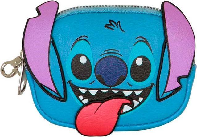 Produktbild Karactermania Disney Lilo und Stitch Zungenkissen-Münzgeldbörse, blau, 12,5 x 9 cm