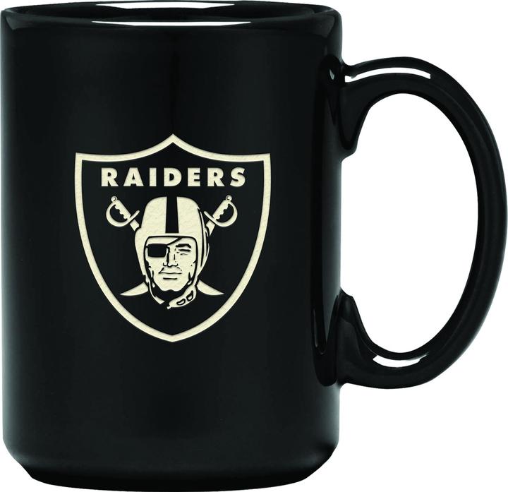 Produktbild NFL Las Vegas Raiders Laser Logo Tasse (475 ml, 1 x)