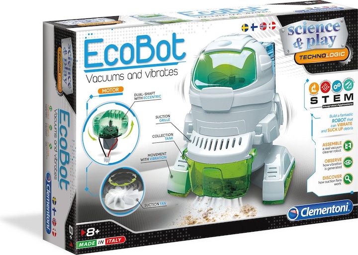 Clementoni EcoBot, Robot, 8 yr(s), Green, White
