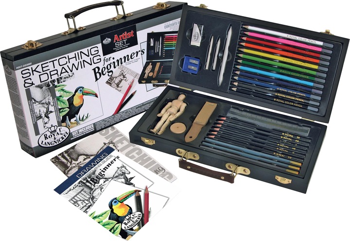 Produktbild Royal & Langnickel Zeichnen&Malen Komplett-Set 30tlg. (30 x)