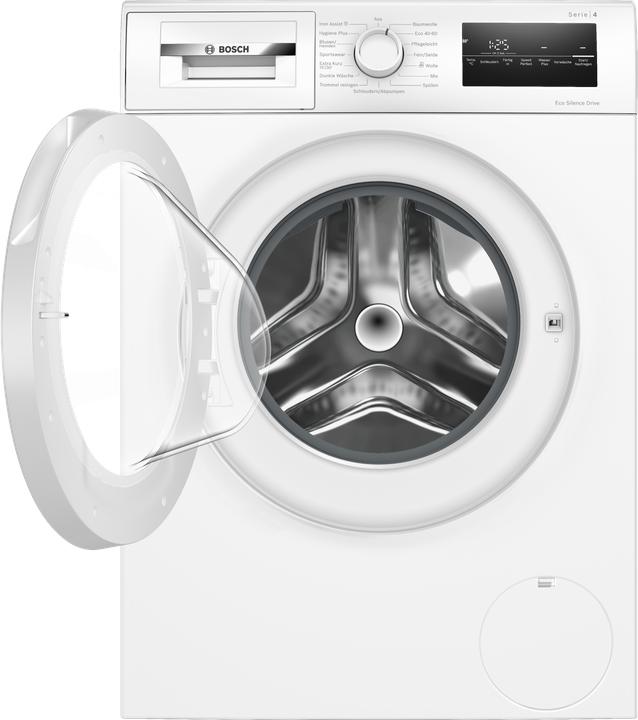 Image du produit Bosch Hausgeräte Serie 4, Waschmaschine, Frontlader, 8 kg, 1400 U/min., Weiss, WAN28271 (8 kg, Gauche)