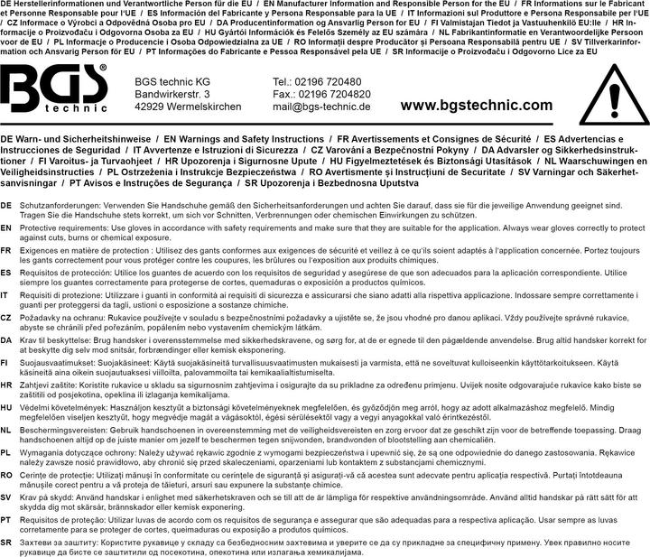 Productafbeelding BGS Werkhandschoenen | Maat 8 (M) (8, M)