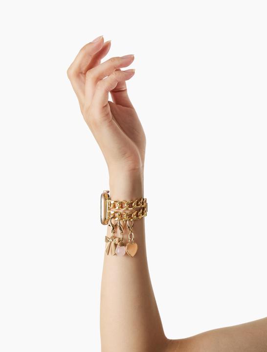 Actual product image iDeal Of Sweden Chain Watch Band 42/44/45/46/49 Gold (Silicone, Stainless iron, Stainless steel, Zinc alloy)