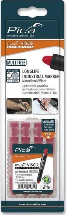 Produktbild Pica Ersatzminen (4 Stück, Orange, 10 mm)