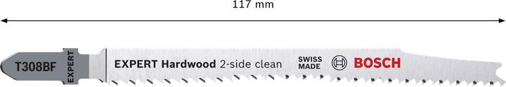 Produktbild Bosch Professional Zubehör EXPERT ‘Hardwood 2-side clean’ T 308 BF Stichsägeblatt, 3 Stück