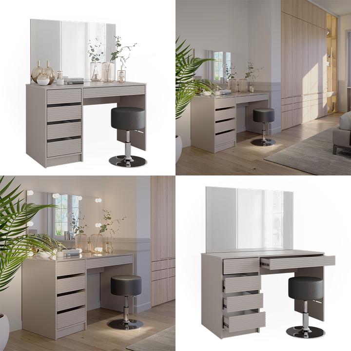 Actual product image Vicco Sherry with mirror & stool (120 x 55 x 75 cm)