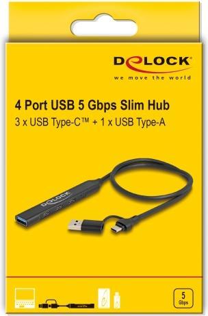 Actual product image Delock 64272 (USB-C, USB-A, 4 Ports)
