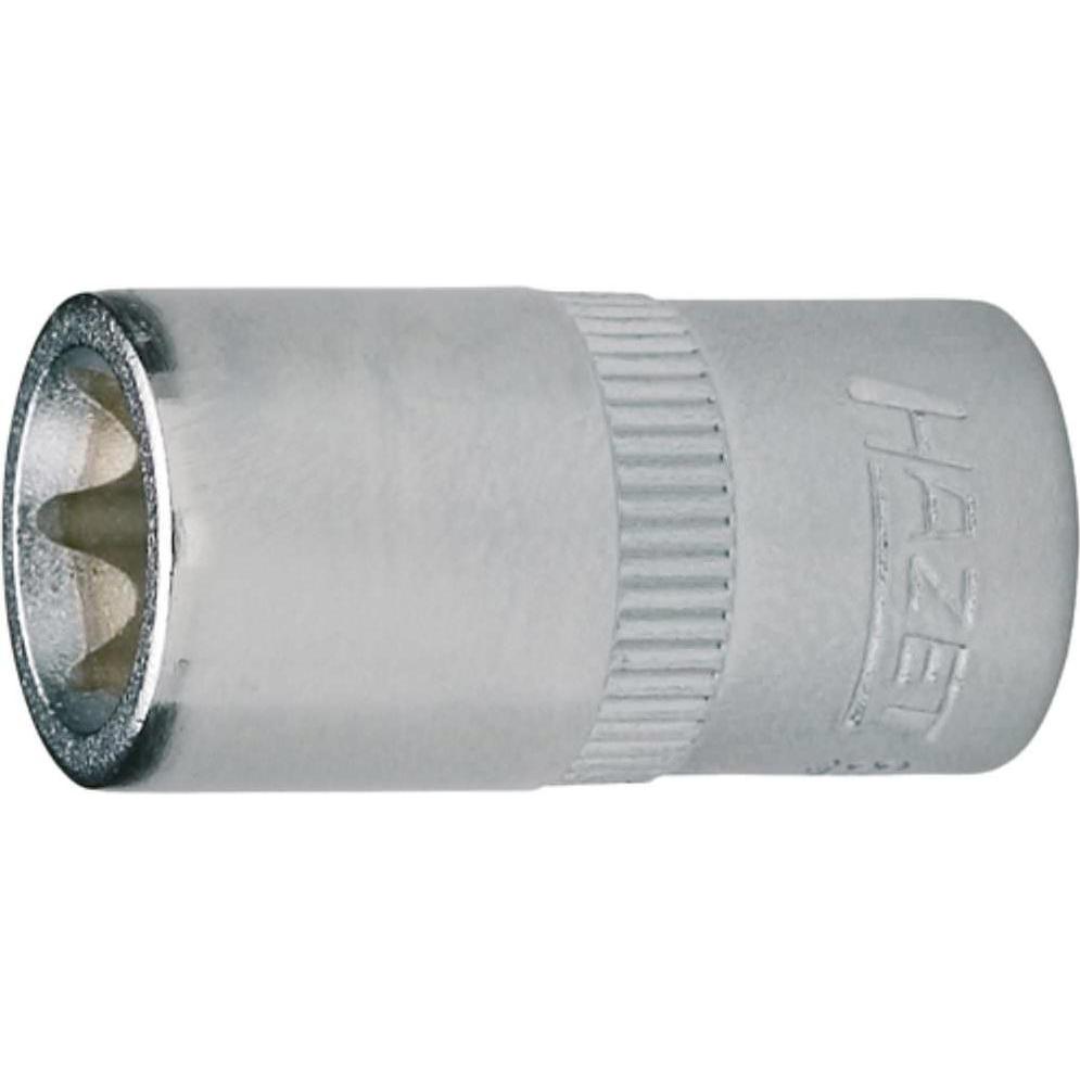 HAZET, Steckschlüssel + Stecknuss, Steckschlüsseleinsatz ∙ TORX 850-E8 ∙ Vierkant6,3 mm (1/4 Zoll) ∙ Aussen TORX Profil ...