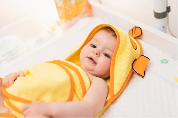 Produktbild Fillikid Kapuzenbadetuch Nilpferd 75 x 75 cm