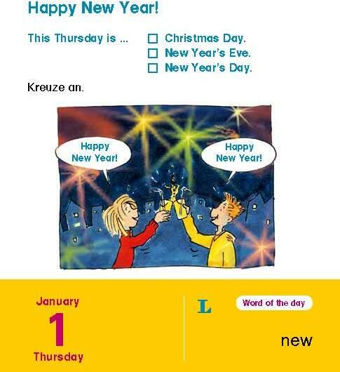 Produktbild Langenscheidt Kinderkalender Englisch 2026 (12.5 x 16 cm)