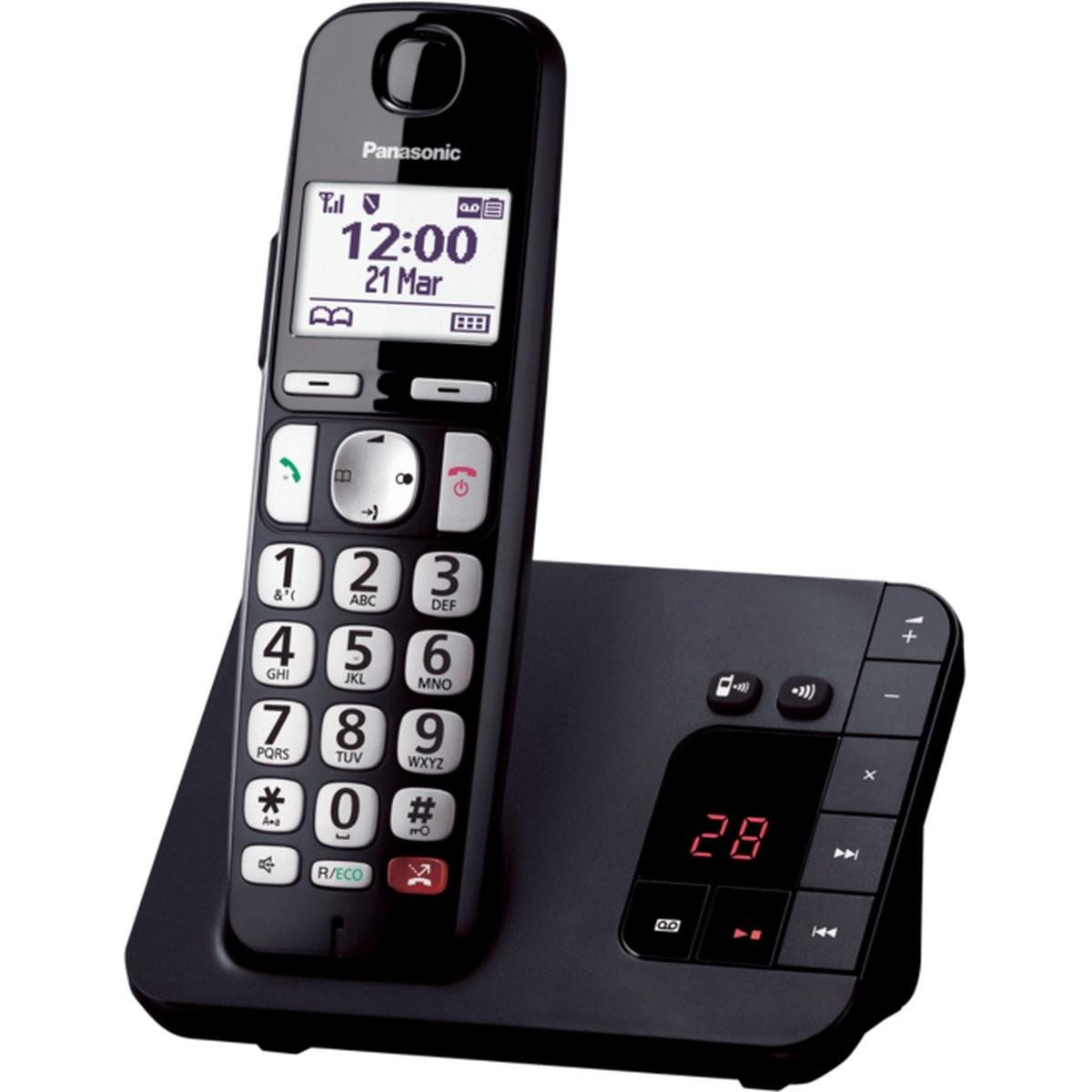 Panasonic KX-TGE260NLB DECT telefoon, Telefon, Schwarz