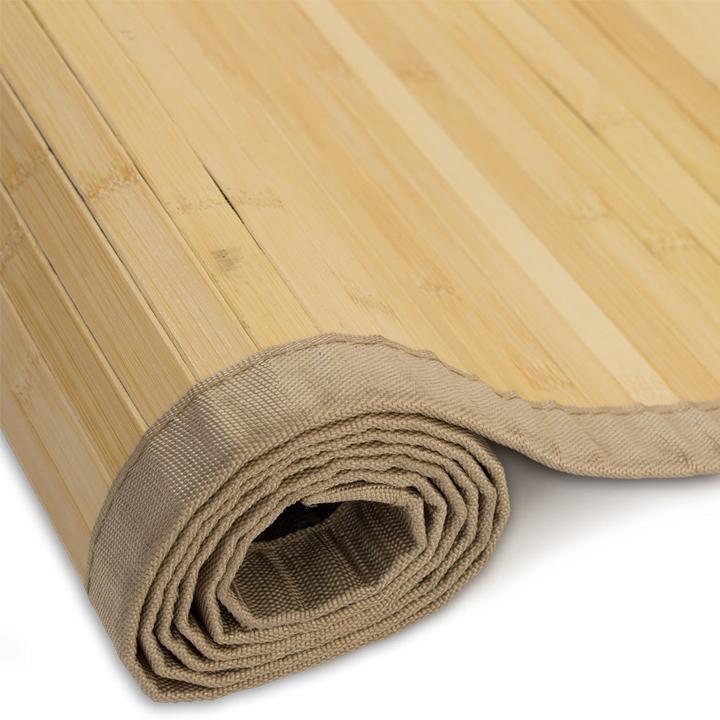 Actual product image Greendeco Bamboo Mat Bamboo Rug Carpet Bamboo 80 x 300 natural (80 x 300 cm)