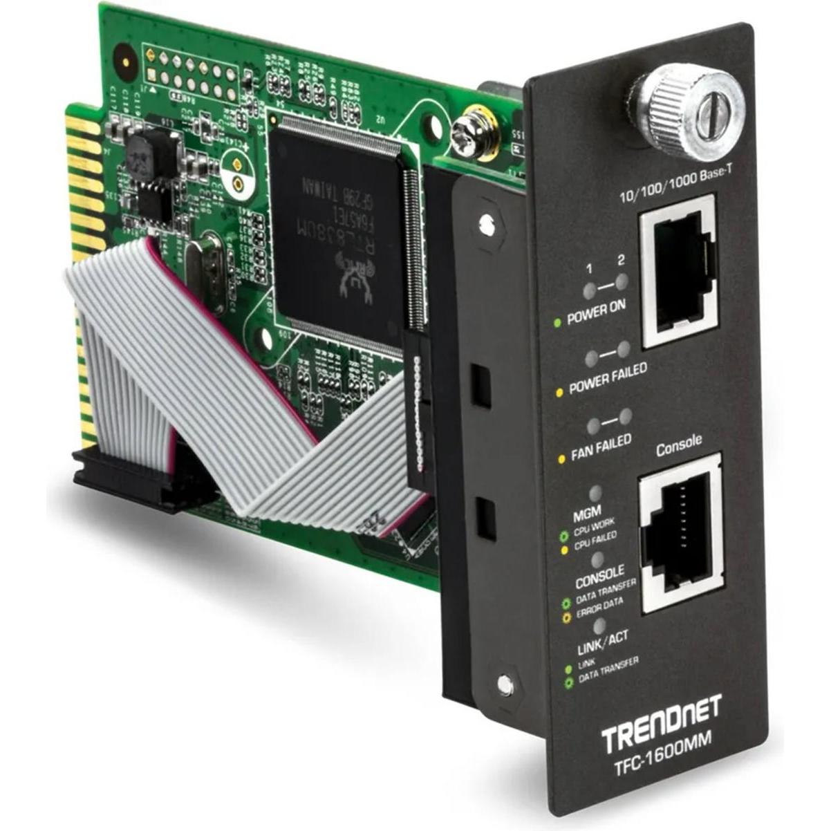 Thumbnail - Trendnet SNMP-Management-Modul, 10/100Mbps Fast Ethernet port, Netzwerk Zubehör