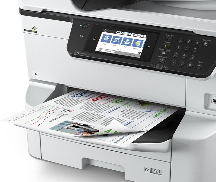 Produktbild Epson WorkForce Pro WF-C8690DTWFC - Multifunktionsdrucker - Farbe - Tintenstrahl - A3 (Tintenpatrone, Farbe)