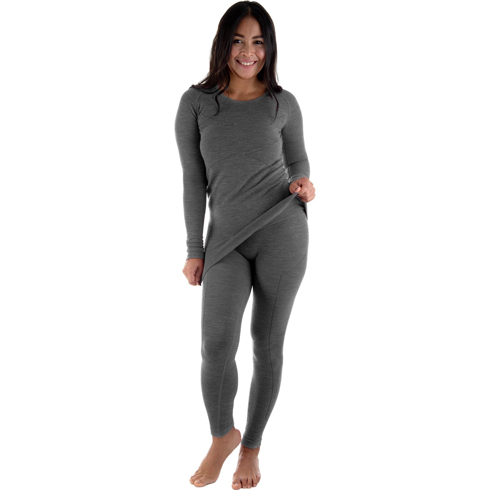 Black Snake, Damen, Funktionsshirt, Merino Wolle (S, M, L, XL), Grau, M, L, S, XL
