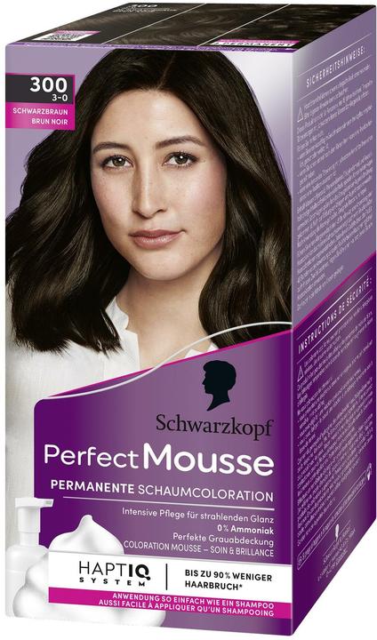 Immagine prodotto Schwarzkopf Perfect Mousse Mousse perfetta (300 Marrone nero)