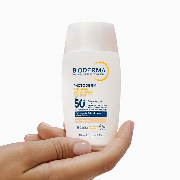 Bioderma Photoderm Xdefense Ultra Fluid SPF 50+ 40ml Shade 01 - Very Light (Crème solaire visage, SPF 50+, 40 ml)