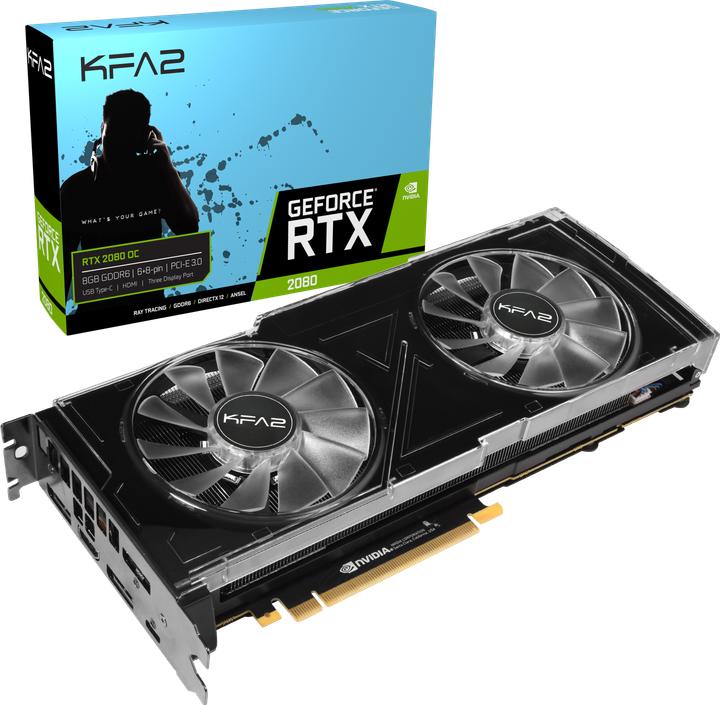 Produktbild KFA2 GeForce RTX 2080 OC (8 GB)
